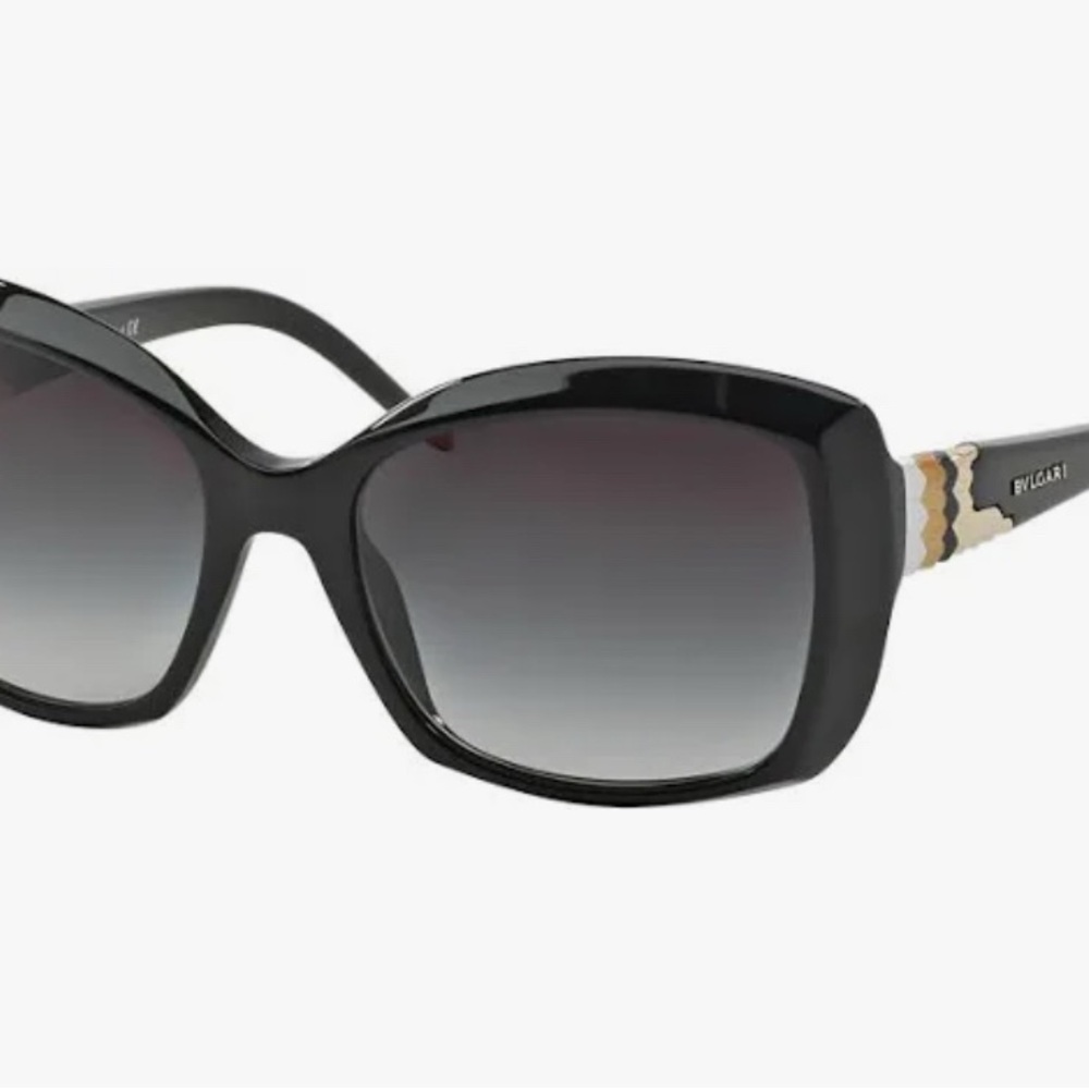 BVLGARI BLACK 8133 SUNGLASSES GOLD DETAILS-PRE-LOVED/GOOD CONDITION!😎 - Picture 13 of 15